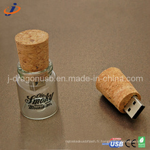 Le lecteur flash USB en forme de pot de verre (JW152)